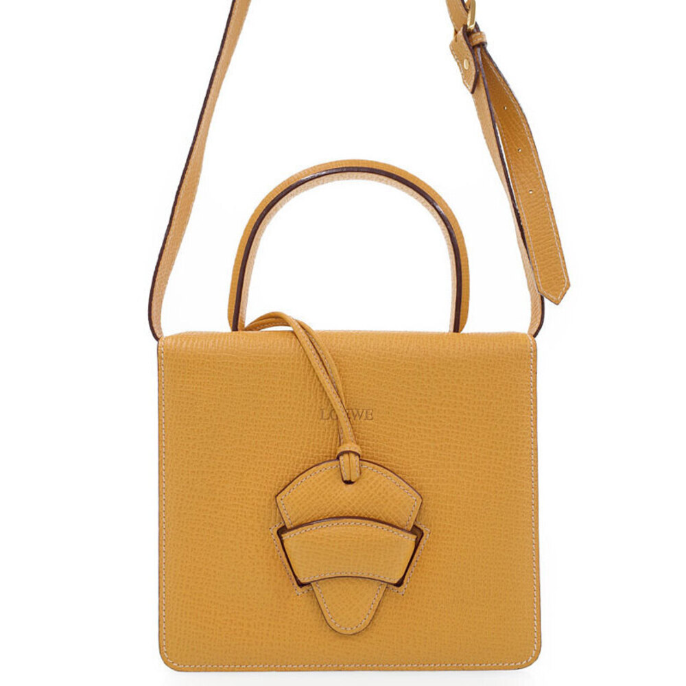 LOEWE Barcelona 2way Handbag Leather Shoulder Bag